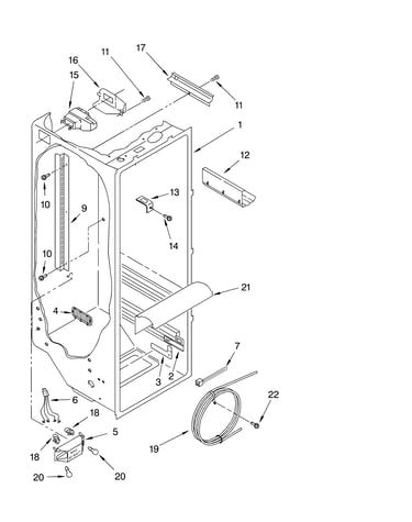 Refrigerator liner parts