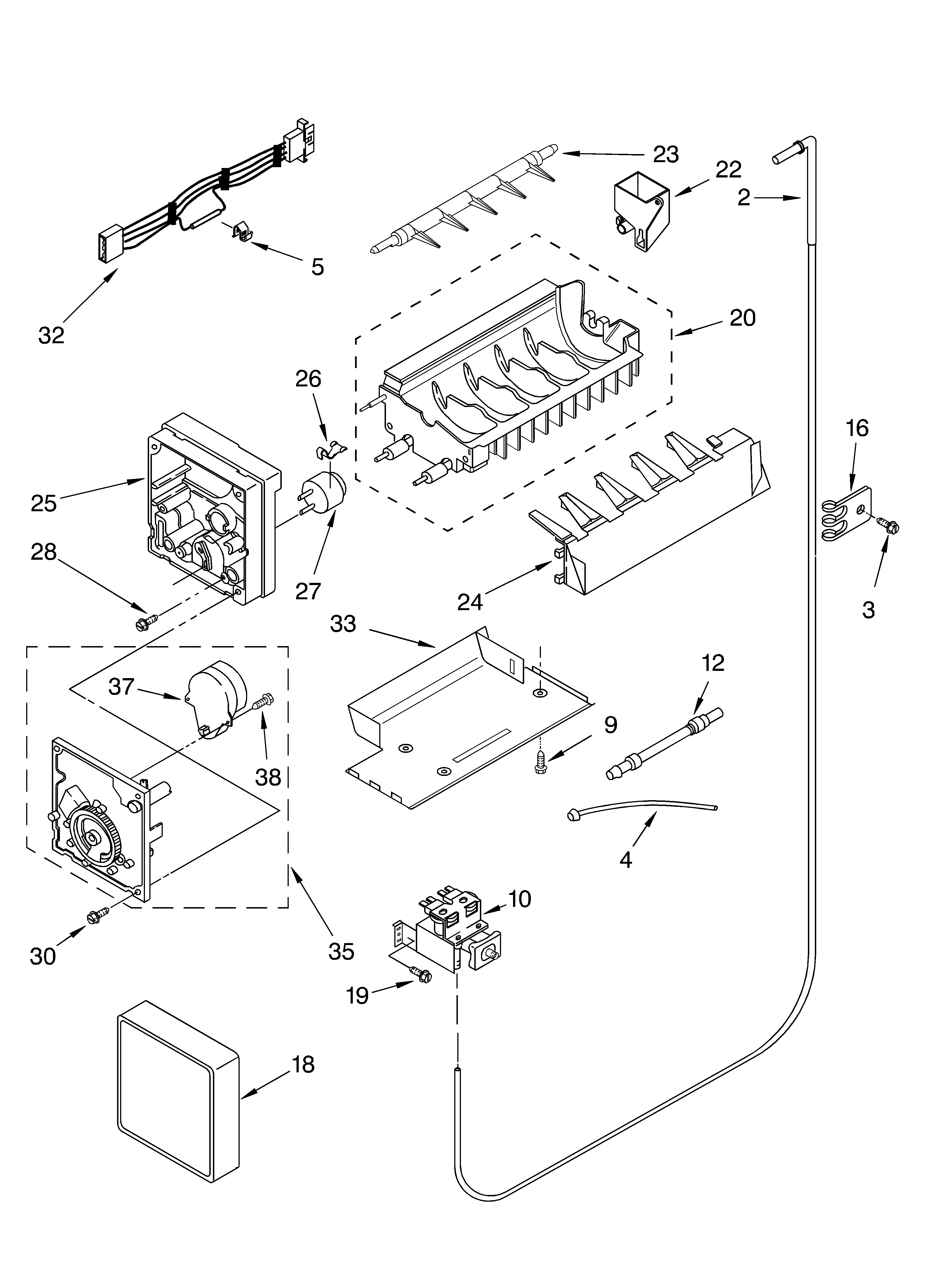 ICEMAKER PARTS