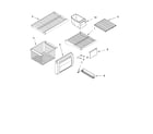 KitchenAid KSSO36FMX00 freezer shelf parts diagram