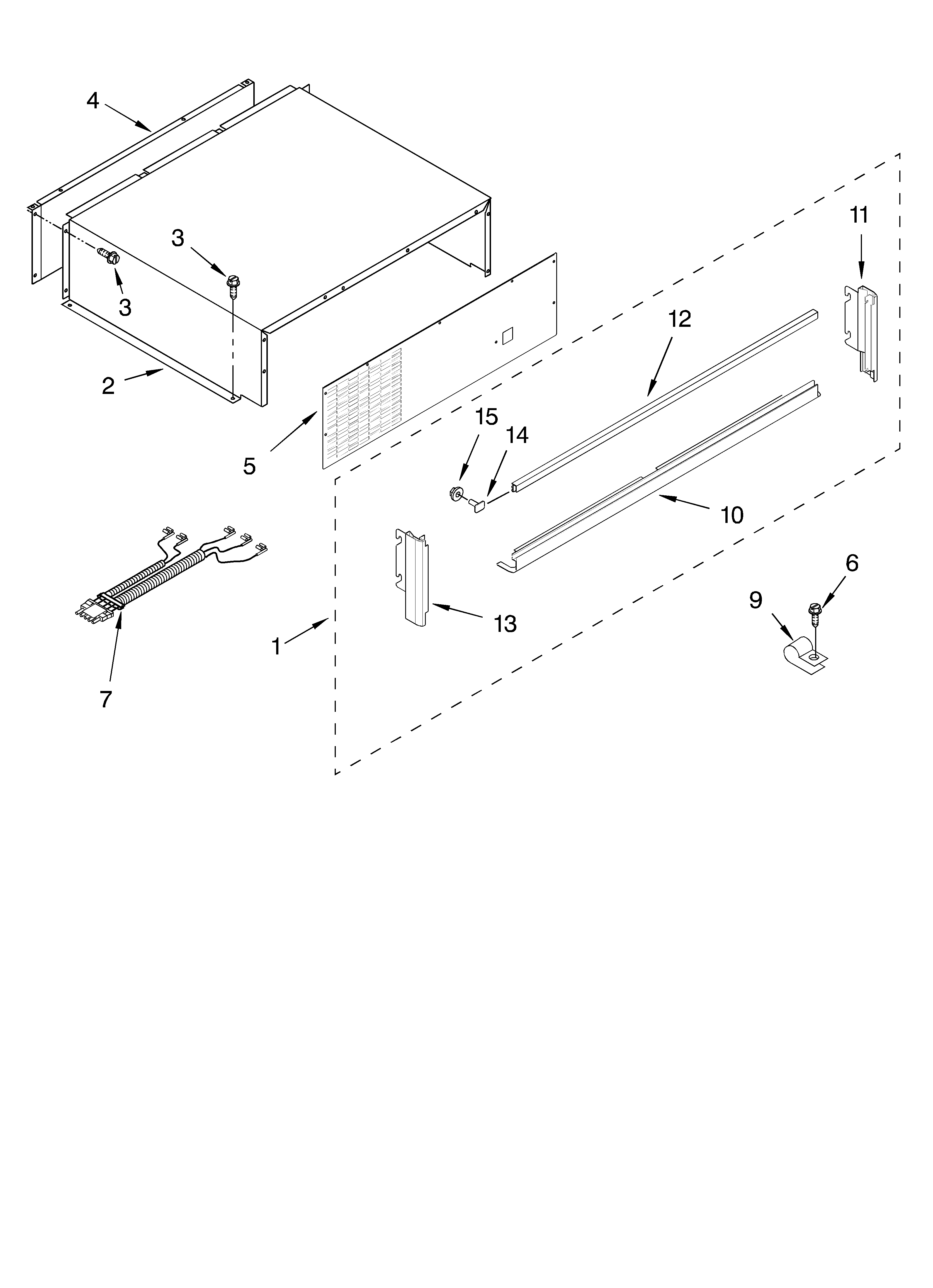 TOP GRILLE AND UNIT COVER PARTS