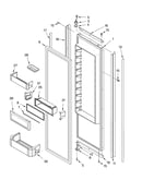 Refrigerator door parts