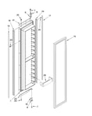 Freezer door parts