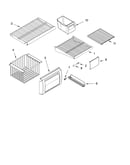 Freezer shelf parts