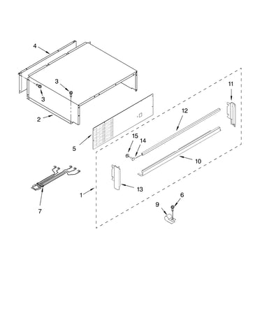 Top grille and unit cover parts