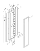 Freezer door parts