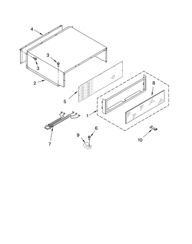 Top grille and unit cover parts