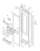 Refrigerator door parts