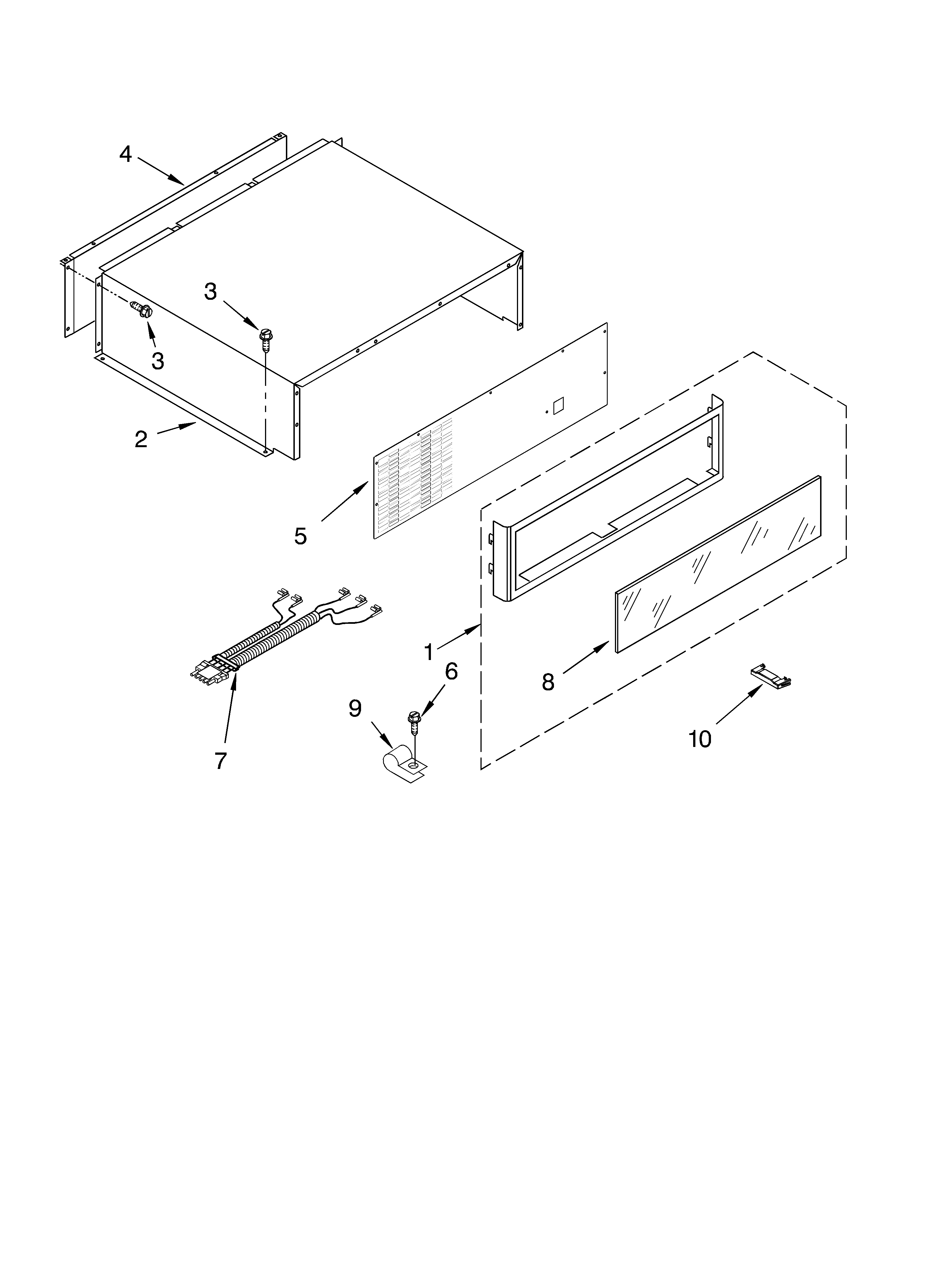 TOP GRILLE AND UNIT COVER PARTS