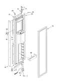 Freezer door parts