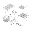 Freezer shelf parts