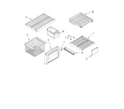 KitchenAid KSSV42FMM00 freezer shelf parts diagram