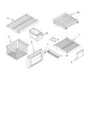 Freezer shelf parts