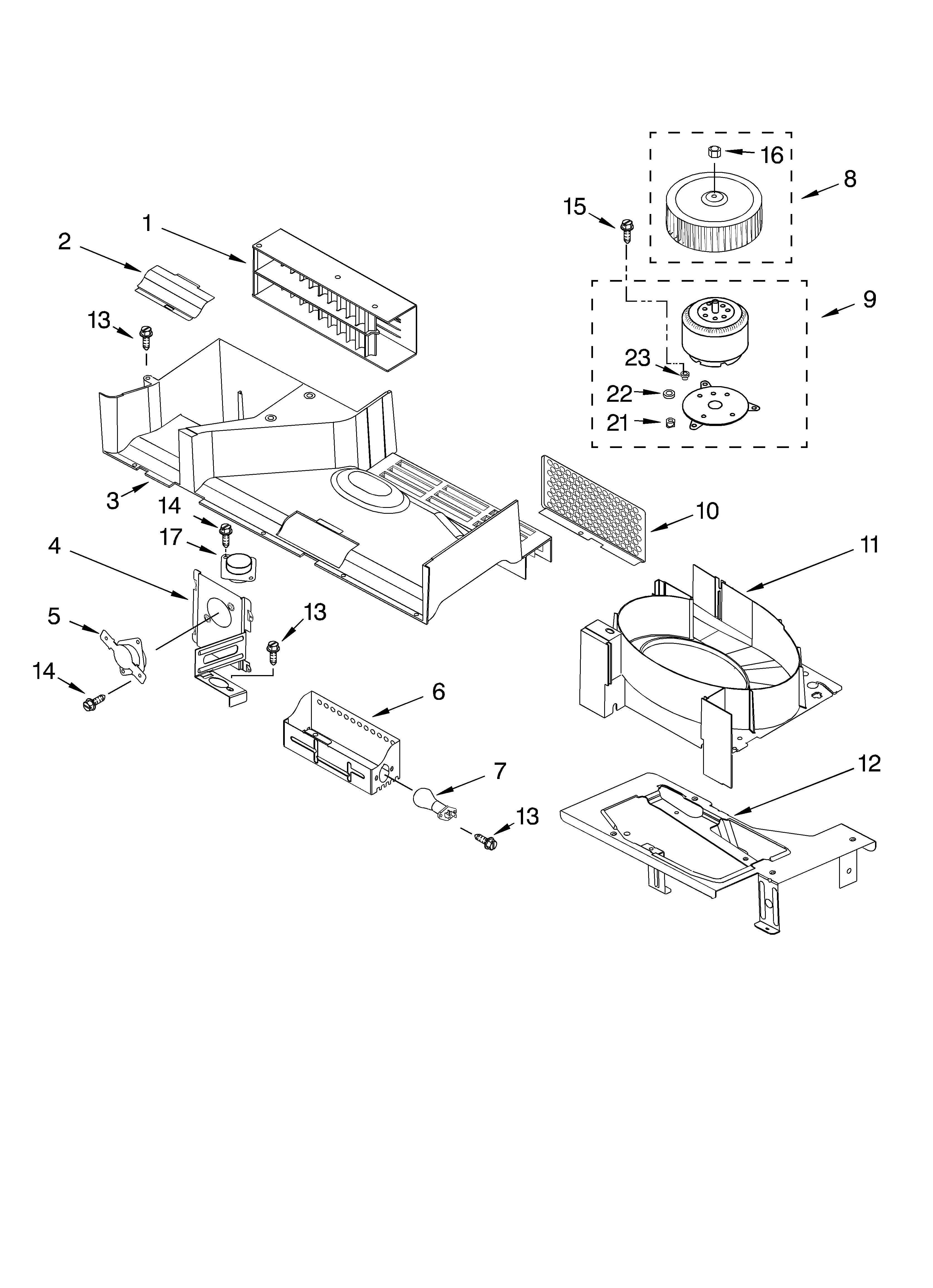 Air flow parts
