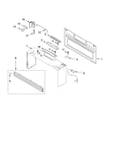 Cabinet and installation parts