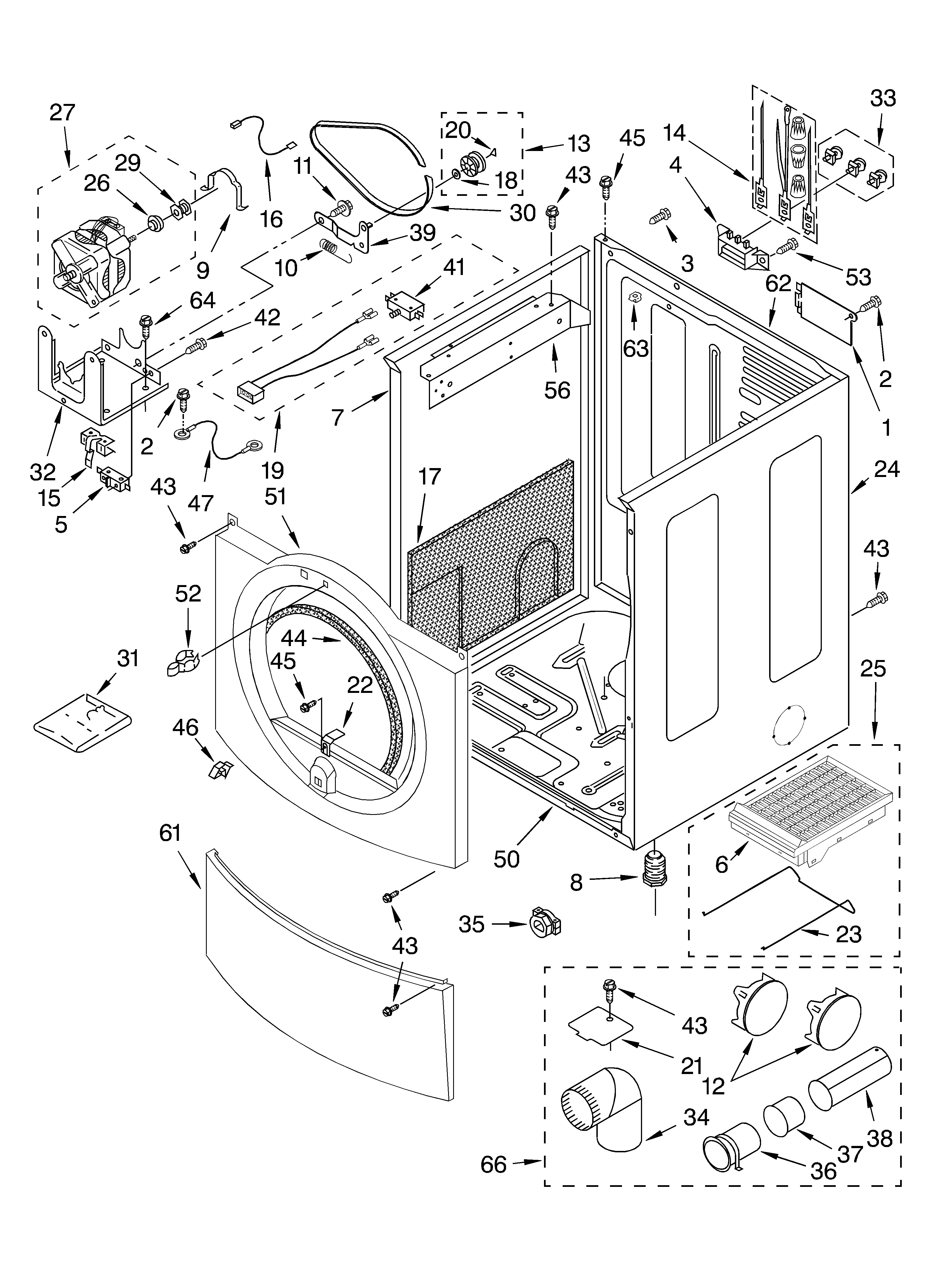Cabinet parts