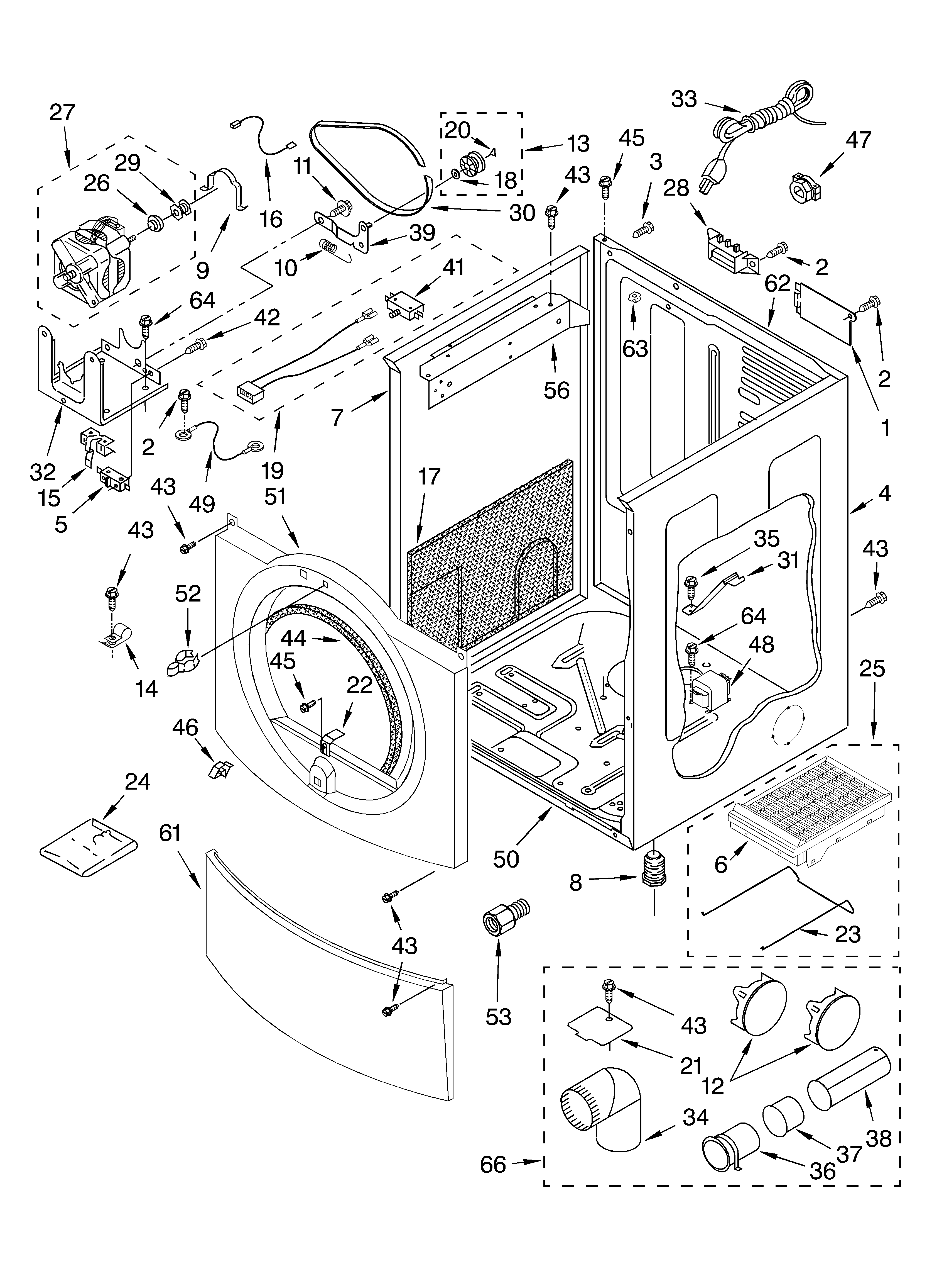 Cabinet parts
