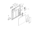 Whirlpool DU943PWKB0 inner door parts diagram