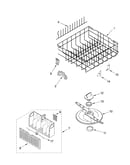 Lower dishrack parts