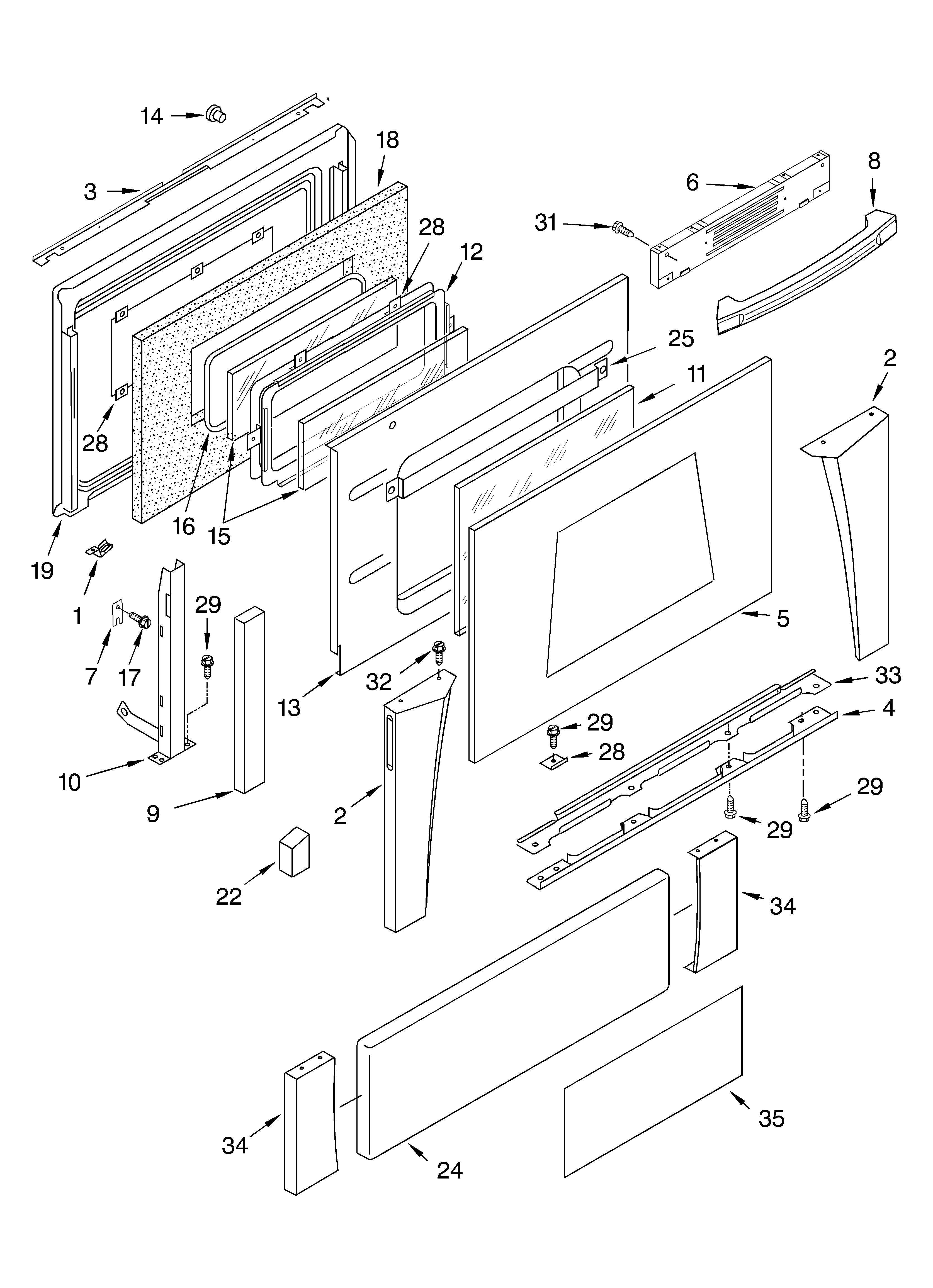 DOOR AND DRAWER PARTS