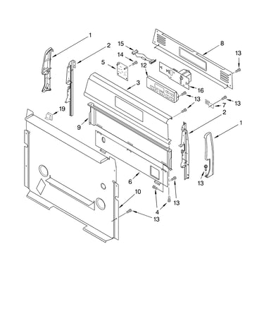 Control panel parts
