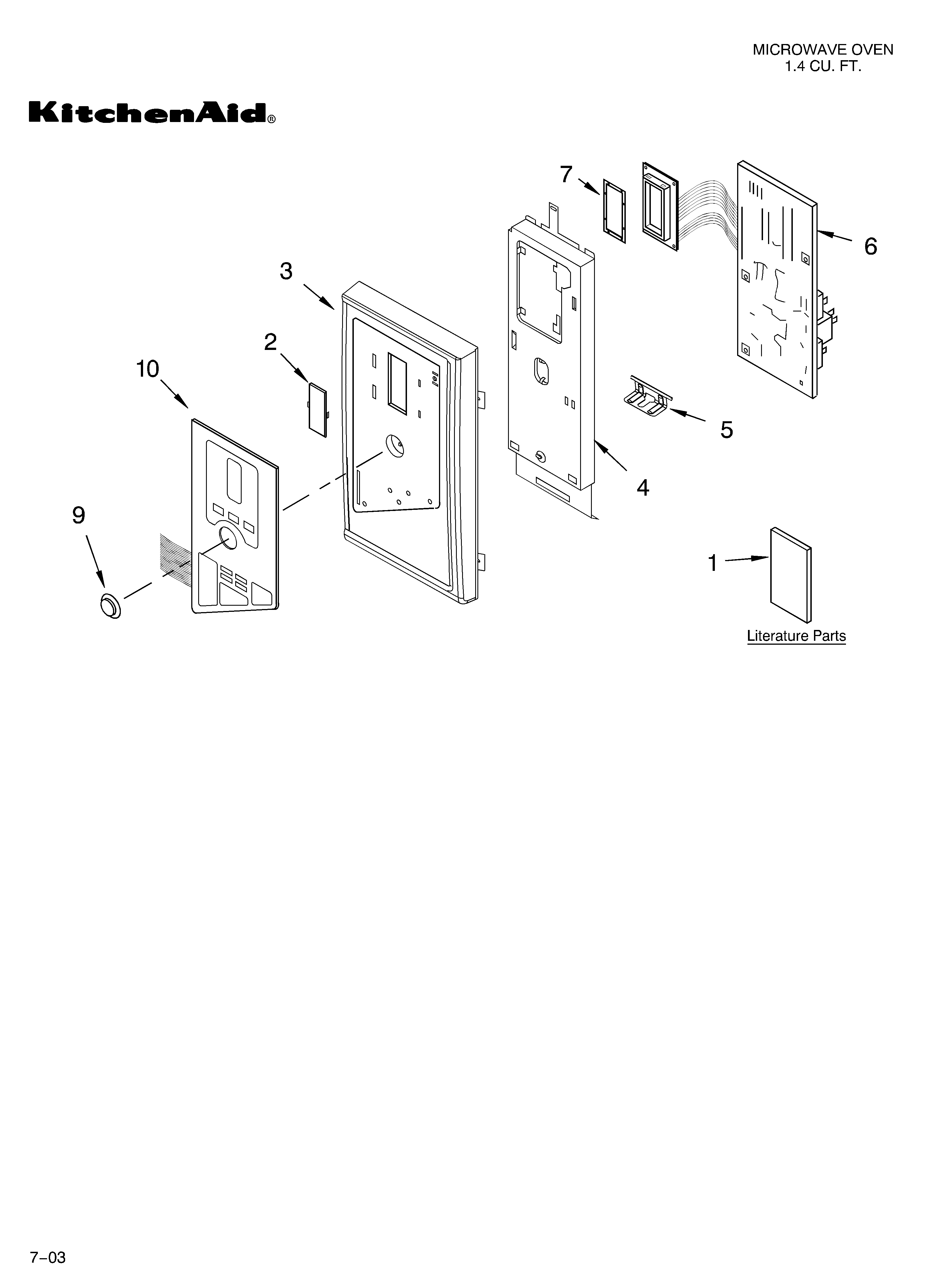 Control panel parts
