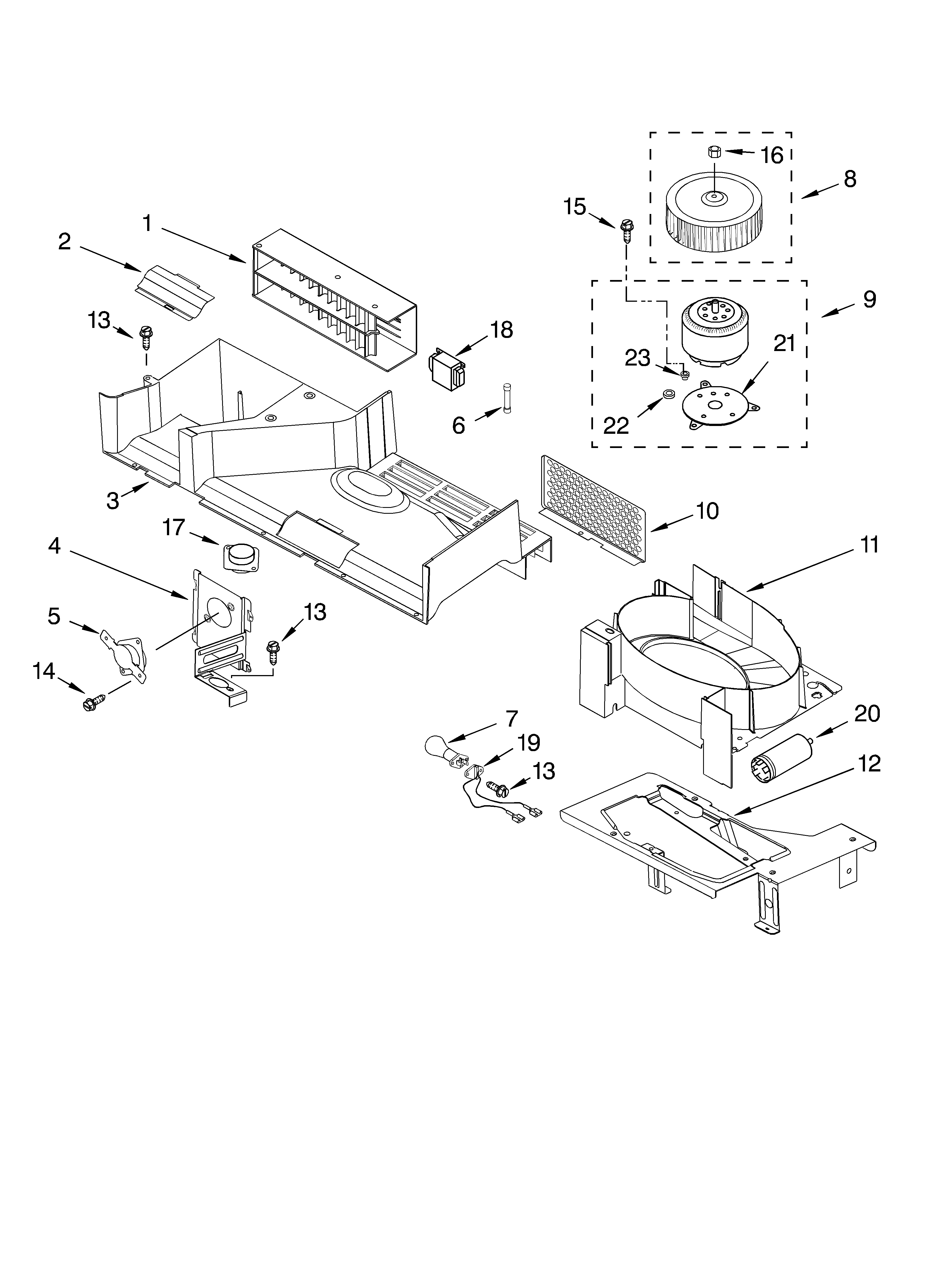 Air flow parts