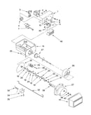 Motor and ice container parts