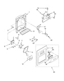 Dispenser front parts