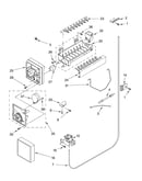 Icemaker parts, parts not illustrated
