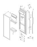 Refrigerator door parts