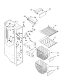 Freezer liner parts