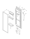 Refrigerator door parts