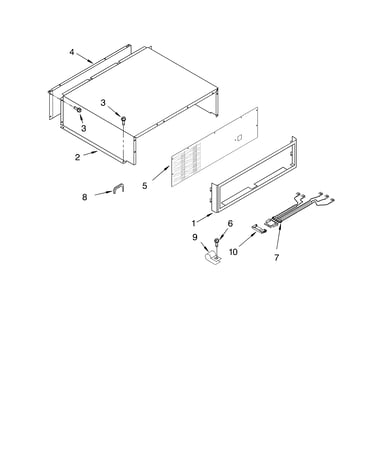 Top grille and unit cover parts