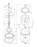Agitator, basket and tub parts