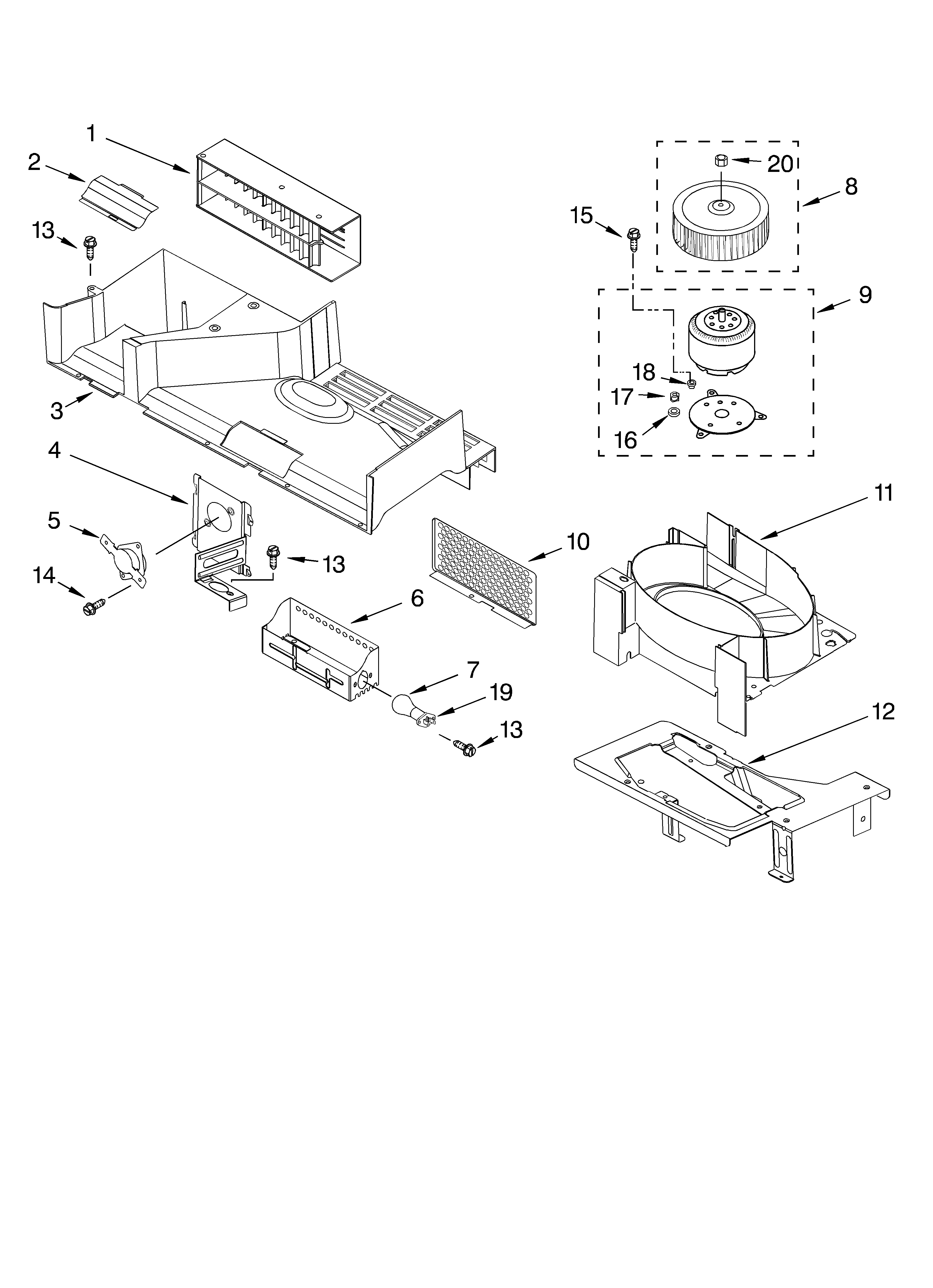 Air flow parts
