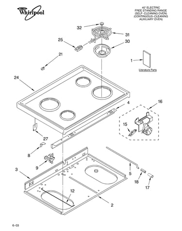 Cooktop parts