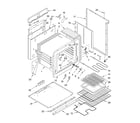 Whirlpool RF4700XEW8 oven parts diagram