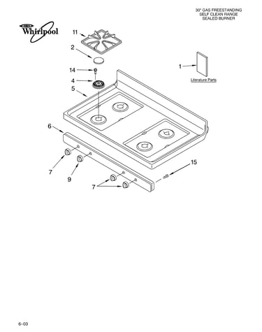 Cooktop parts