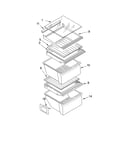 Refrigerator shelf parts
