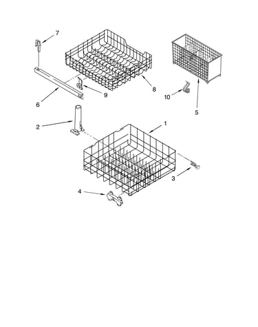 Dishrack parts