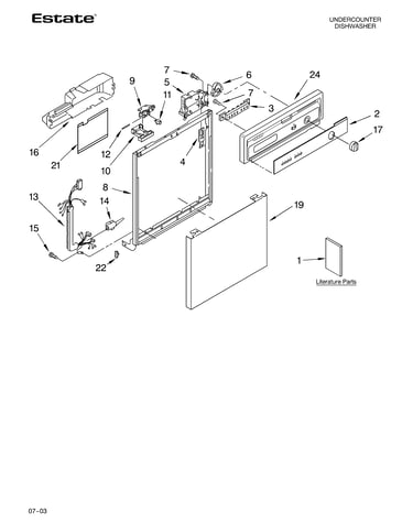 Frame and console parts