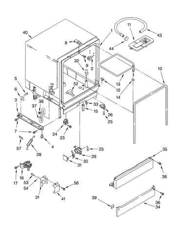 Tub assembly parts