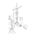 Estate TUD5700MQ0 pump and spray arm parts diagram