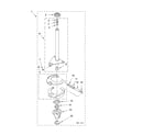 Whirlpool 7MLBR6103MT0 brake and drive tube parts diagram