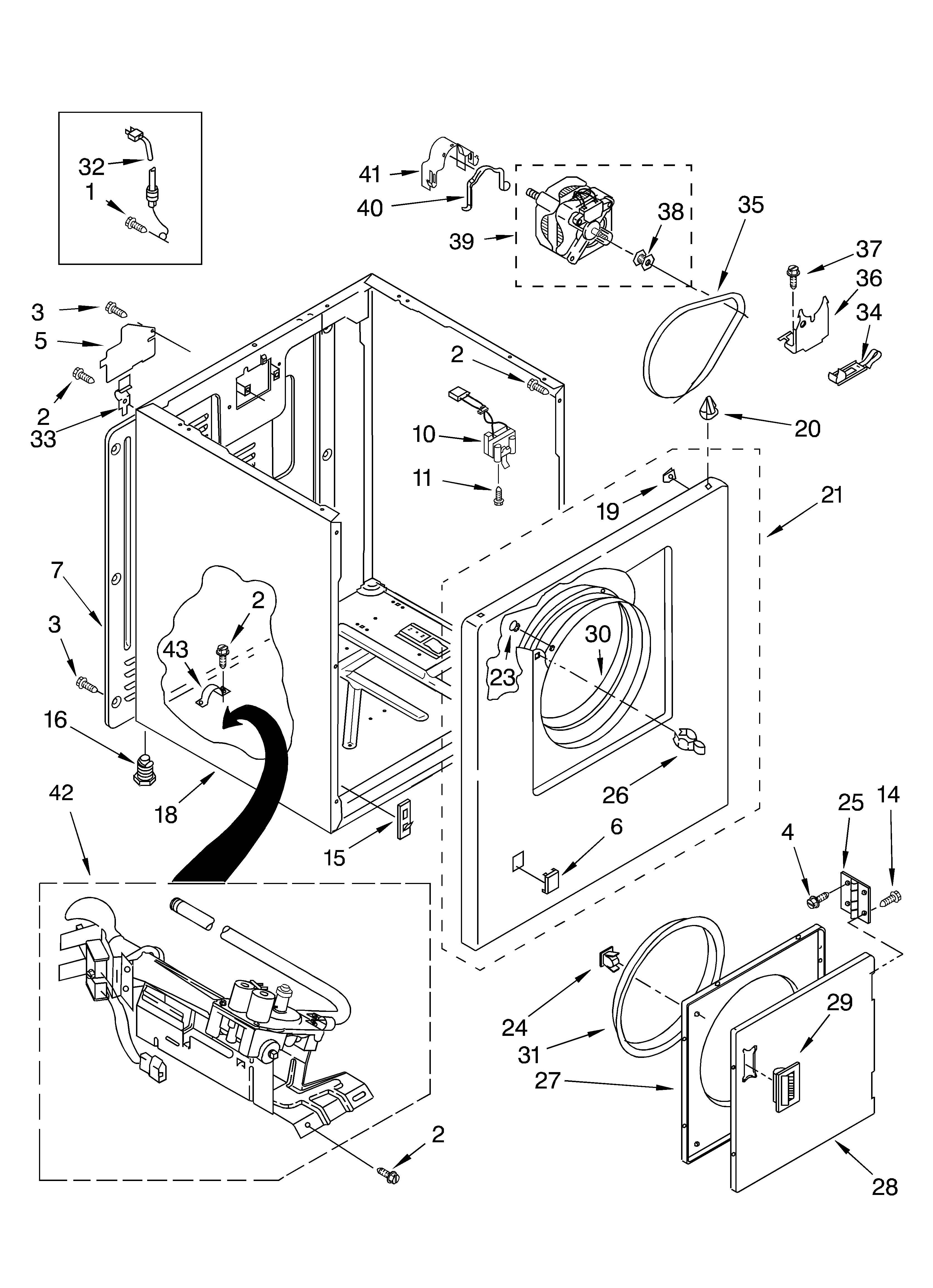 Cabinet parts