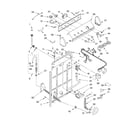 Whirlpool 7MLSR8523MT0 controls and rear panel parts diagram