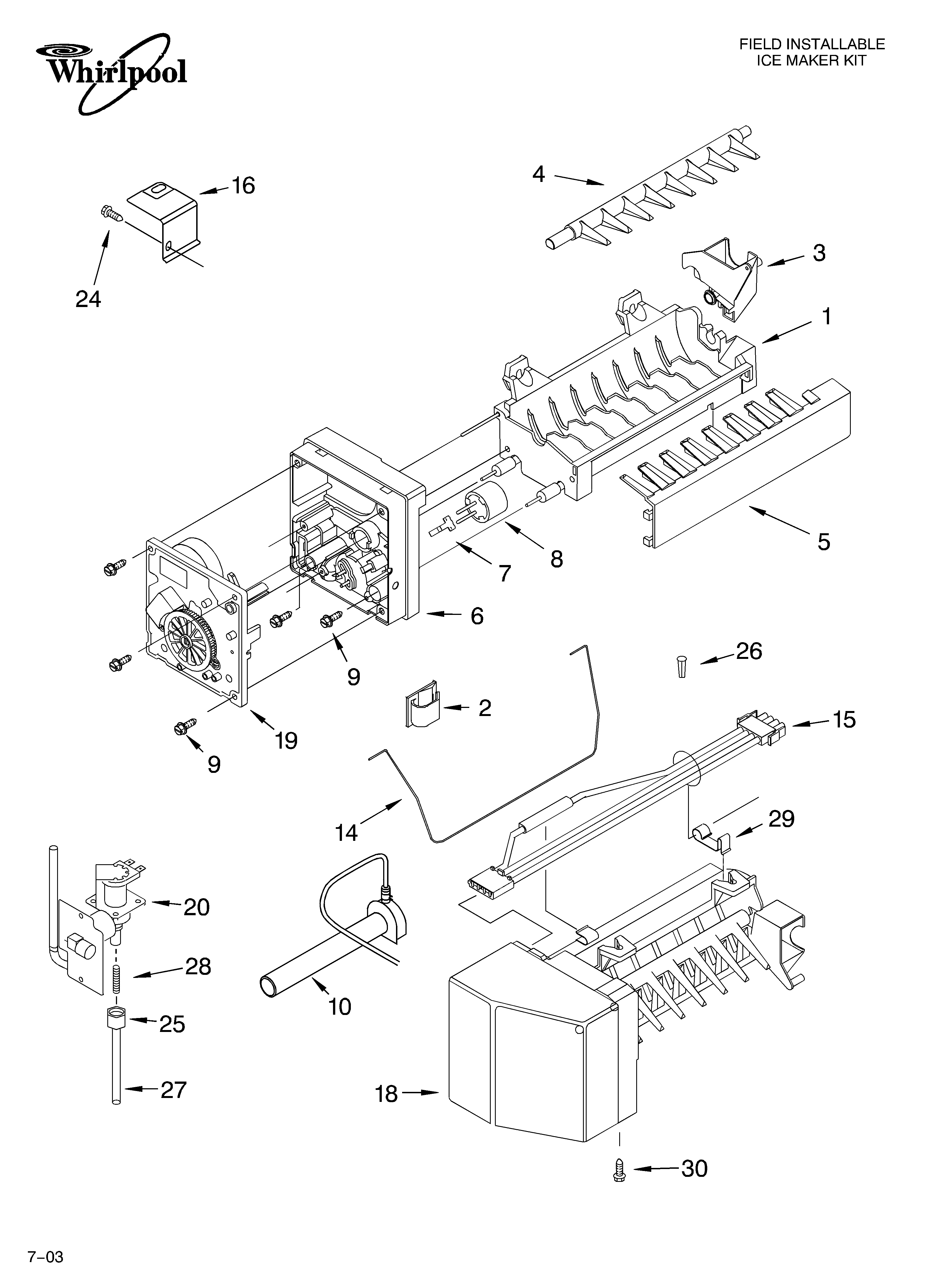 Icemaker parts