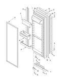 Refrigerator door parts
