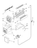 Icemaker parts, parts not illustrated