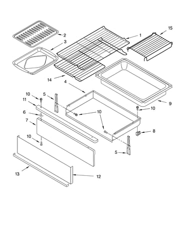 Drawer & broiler parts